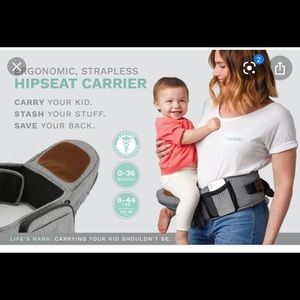 Tushbaby ergonomic strapless hipseat carrier